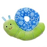 giftshop101 5 " Cute SnailソフトPlush Baby Rattle Baby Toy – ブルー
