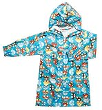 Cutekids style レインコート 子供 カッパ 雨具 新学期 雨具柄物 男女兼用 (XL, ブルー)