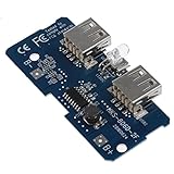 デュアル　USB　LEDインジケータ付き　電源バンク　充電回路基板　モジュール