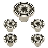 Franklin真鍮pbf662-bsp-c1 35 mm Pisces魚キッチンキャビネットハードウェアノブ 5 Pack PBF662-BSP-C1 5