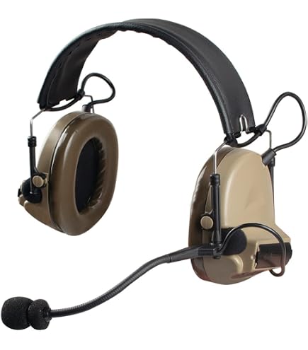 Amazon | ロシア軍仕様 6M2ヘッドセット：集音・ノイズ低減機能、EMR
