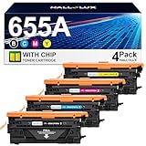 655A トナーカートリッジ 4個パック HP 655A CF450A CF451A CF452A CF453A HP Color Laserjet Enterprise Flow MFP M681f M681z M682z M652dn M652n M653dh M653x M681dh プリンターに対応