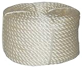 T.W. Evans Cordage 32-053 .625 in. x 50 ft. Twisted Nylon Rope Coilette