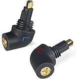 okcsc EXK-MMCX 変換コネクター コネクターキット Sony用 EXシリーズコネクタ（オス） - MMCXコネクタ（メス）MDR-EX1000・EX600・EX800などに適合する 2個セット ブラック