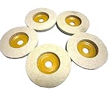 フェルト バフ ディスク グラインダー 100mm 研磨 加工 鏡面 仕上げ (5枚)