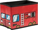 不二貿易 キッズ 収納 ボックス レッド 22212