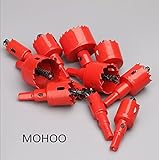 MOHOO 15PCS 5-53mm ドリルビット ホールソーセット ステンレス 金属合金 対応 木工 プラスティック 鉄 アルミ ステンレス スチロール 等 用 穴あけ