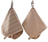 Spikerking Baby Washcloths Stripe Organic Cotton,Premium Extra Soft & Absorbent Towels For Baby's Se