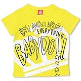 ベビードール BIG王冠Tシャツ 子供服 80cm イエロー