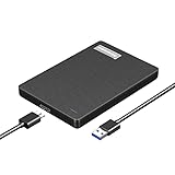 Iuseike 外付けハードディスク 500G/1TB 外付けハードディスク 1T 大容量 ポータブル 外付けハードディスク 超薄型 超高速データ転送 USB3.0対応 耐衝撃ボディ 持ち運びやすい ポータブルモバイルハードディスク 故障予測 外付け Windows/mac/phone コンパクトハードドライブ (1TB,ブラック)