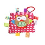 YeahiBaby Baby Infant Teething Blanket Plush Owl Baby Rattle Teething Toys [並行輸入品]