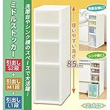 日用品 収納用品 関連商品 洗面台やシンク横のスペースで大活躍のストッカー 引出しS 2段 + 引出しM 1段 + 引出しL 1段 34387