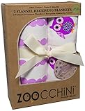 ズッキーニ (Zoocchini)【日本正規品】ブランケット ふくろう ラベンダー 2枚セット ZOO14008