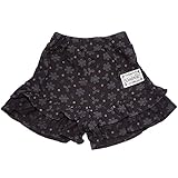 【本体綿100％】2017年 夏物 UZULAND ウズランド MONO オパール風 キュロットパンツ ブラック◇90cm