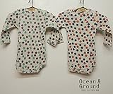 OCEAN&GROUND（オーシャンアンドグラウンド） ボディーシャツ APPLE DOT (70-80) 70,MI ミント