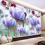 Sproud 3D カスタムの壁掛けモダンなホテルベッドルームの背景装飾 Murales De かわ 3D Papel Parede Quarto Rolo 350 Cmx 245 Cm 剥か
