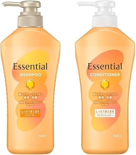 Amazon | 花王(Kao) エッセンシャル しっとりまとまる シャンプー