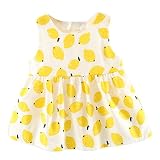 Yochyan キッズ服　子供服　女の子　ワンピース　絵柄　ノースリーブ　普段着　子供 ワンピース リボン ドレス シフォン チャイルド 袖なし パーティー ガールズ ゆったり 夏 子どもドレス 女 