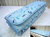 六つ折り 敷き布団 100ｘ210cm シングル ロング コンパクト に 収納可能 & 重量 も 軽量 なので 持ち運び 上げ 下し も 楽々 な 6つ折り 敷き布団 生地 : ポリエステル 80% 