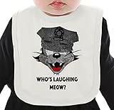 Meow ネクタイを有する有機ビブ Medium