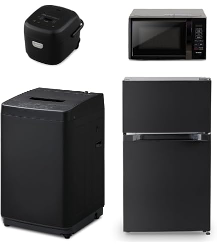 Amazon | 【新生活家電セット】 MAXZEN 家電4点セット (洗濯機・冷蔵庫