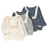 Lily ivory(リリー アイボリー) トレーナー (80～130cm) キムラタンの子供服 (71104x71404-163) オフホワイト 130