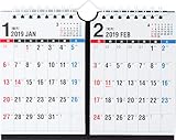 高橋 2019年 カレンダー 卓上 2ヶ月 B7×2面 E167 ([カレンダー])