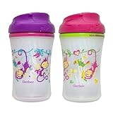 Gerber Graduates Advance Developmental Insulated Cup Like Rim Sippy Cup in Assorted Patterns, 9-Ounc