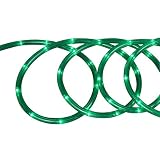 18 ft 10 mm LED Rop lights-green