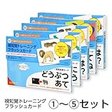 視知覚トレーニングフラッシュカード １～５セット