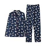 ALUP- 秋と冬 - パジャマ家庭服綿のかわいい家庭服 ( 色 : As shown , サイズ さいず : Xl xl )