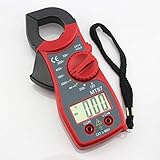 Lovoski デジタル　マルチメータ　ホルスター付き　LCDクランプ　高感度AC / DC電圧　電流　AMP OHM ペンテスター　レッド