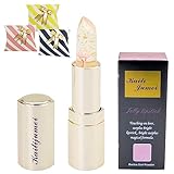 [np] [星座刻印] カイリジュメイ kailijumei 正規品 フラワーリップティエント Magic color リップスティック 金粉入り フラワーリップ リップ バーム 口紅 ジェリーリップスティック