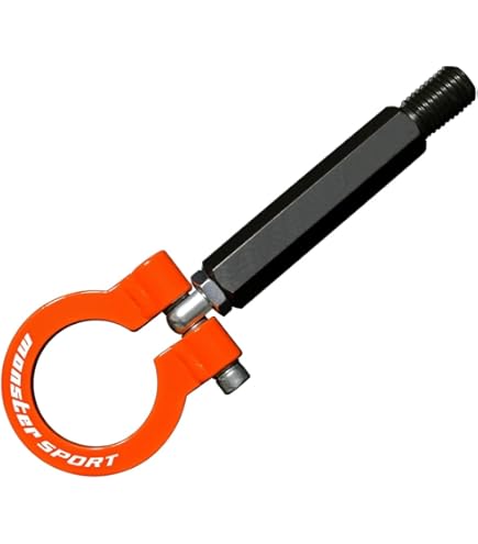 Amazon.co.jp: MONSTER HOOK モンスターフック 牽引フック レッド MH