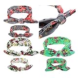 Welandtech Mom and Baby Girl Bow Headbands Bunny Ears Knotted Hair Band 3 Pack [並行輸入品]