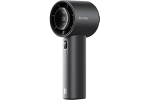 JisuLife ハンディファン Pro1 S【強力 / 40時間長時間駆動 / 静音 / 大風量100段階ローラー調整 / 小型/携帯扇風機/手持ち扇風機/USB-C充電/卓上扇風機/ポータブル/ジスライフ】ダークグレー