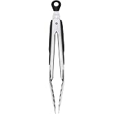 OXO Good Grips Lockable Stainless Steel Tongs, 23cm / 9-Inch