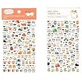 金箔スケジュールシール パインブック RPJオリジナルセット (ネコ２種類（ねこ1＆ねこ2））