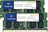 Timetec 32GB キット(2x16GB) DDR4 2666MHz PC4-21300 アンバッファード ECC UDIMM 1.2V CL19 2Rx8 デュアルランク 260 ピン SODIMM メモリ RAM モジュール アップグレード(32GB キット(2x16GB))