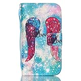 UNEXTATI Galaxy S3 ケース 手帳型ケース カバー ウォレット型ケース 高品質 PUレザー 収納 耐衝撃 全面保護 Samsung Galaxy S3ケース Case (ブルー, P4