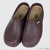 ガーデンシューズ サンダル サボサンダル レディース メンズ スリッポン ベランダ ガーデニングシューズ/ブラウン/42（約26.5cm）