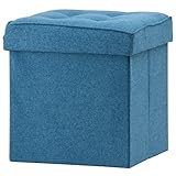 不二貿易 ボックススツール ディノ 37.5×37.5×38cm ブルー 85852