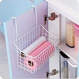 Carfeny ドアハンガー 水切りラック フリーバスケット キッチンラック 収納 壁掛けフック ドアハンガー ホワイト