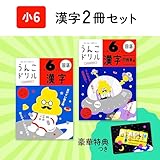 【特典つき】小学6年生 漢字セット+下敷き (うんこドリルシリーズ)