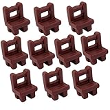 【ノーブランド品】ガーデンDIY 盆栽 ドールハウス ミニチュア マイクロ 風景 装飾品 アクセサリー 庭の装飾 インテリア 10点 椅子 PVC ドールハウスの装飾