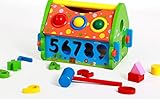 SJBH　木のおもちゃ　部屋玩具　おままごとの知育玩具　子供お誕生日のプレゼント　部屋ごっこ　数字、形、色の認知