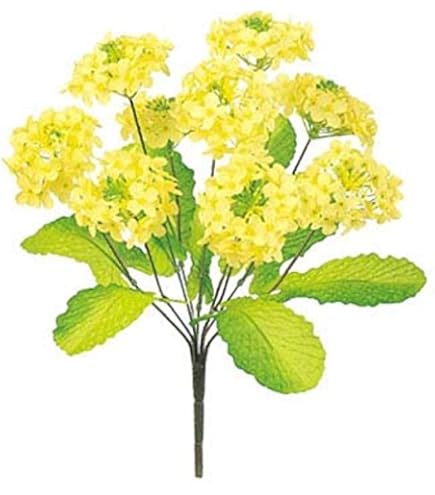 Amazon | 造花 菜の花4輪付 5本セット | 木瓜屋 | 造花