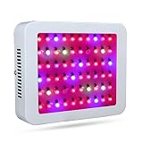 植物育成LEDライト 高性能新型 600W ダブルチップ 植物灯 フルスペクトル 300ワット LEDチップ ノーブランド品 温室水耕 屋内植物 野菜のと成長 させるための でライトパネル 高電力を育