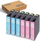 エプソン(Epson)用 IC6CL50 IC50 互換インクカートリッジ【IC50 LC/LM カラー 2本セット×3 合計6本】増量 純正品と併用可能『最新ICチップ搭載/残量表示/個包装』対応機種:EP-301/EP-302/EP-4004/EP-702A/EP-703A/EP-704A/EP-705A/EP-774A/EP-801A/EP-802A/EP-803A/EP-803AW/EP-804A/EP-804AR/EP-804ARU/EP-804AU/EP-804AW/EP-804AWU/EP-901A/EP-901F/EP-902A/EP-903A/EP-903F/EP-904A/EP-904F/PM-A820/PM-A840/PM-A840S/PM-A920/PM-A940/PM-D870/PM-G4500/PM-G850/PM-G860/PM-T960 プリンター ISO14001/ISO9001認証工場