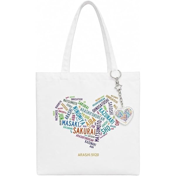 Amazon.co.jp: [luguoA] 嵐 ARASHI Five風 2026記念 トートバッグ
